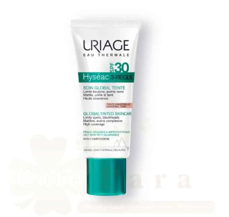 URIAGE HYSEAC 3REGUL GLOBAL TEINTE SPF30 40ML NEW