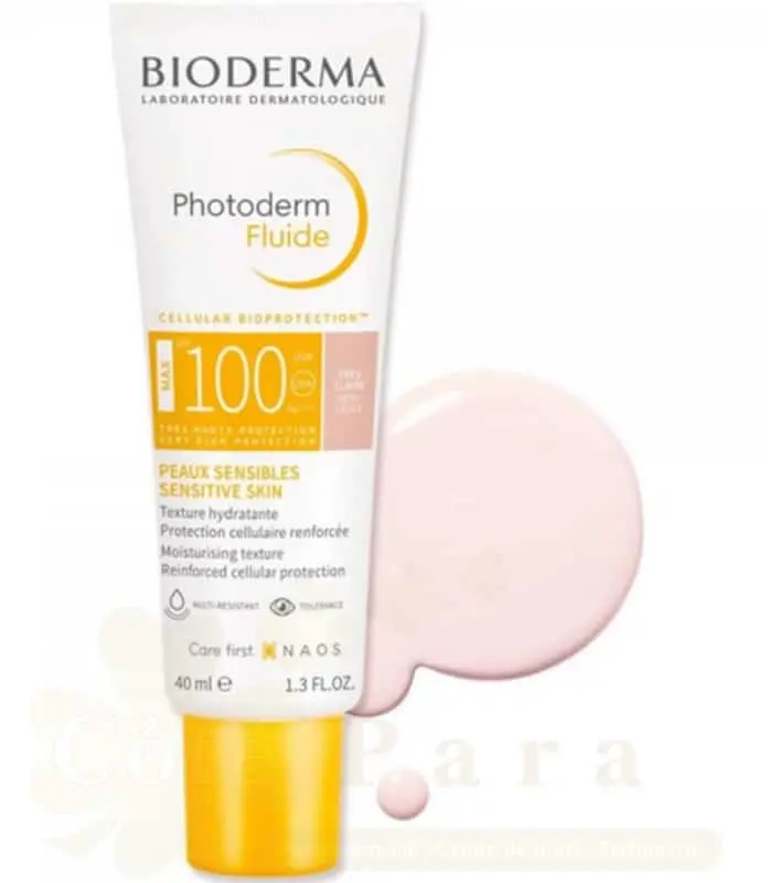 BIODERMA PHOTODERM MAX FLUIDE SPF100 TEINTE CLAIRE 40ML