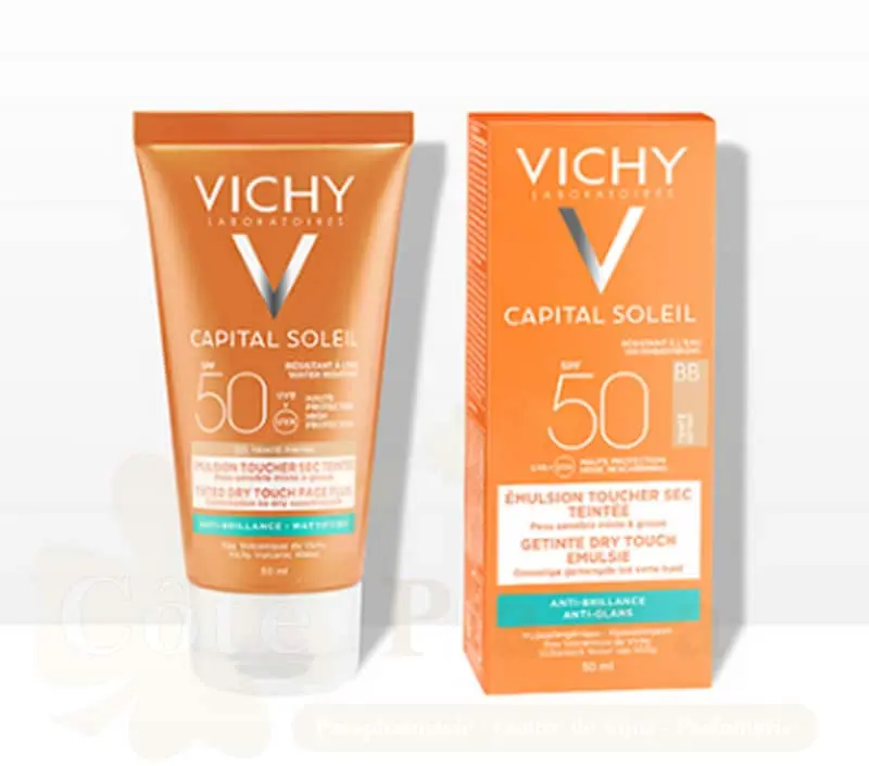 VICHY CAPITAL SOLEIL CREME TOUCHER SEC TEINTEE SPF50 (BB)